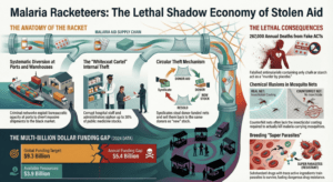 Malaria Racketeers Infographic